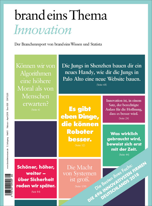 Die Innovativsten Unternehmen Deutschlands 18 Brand Eins Online